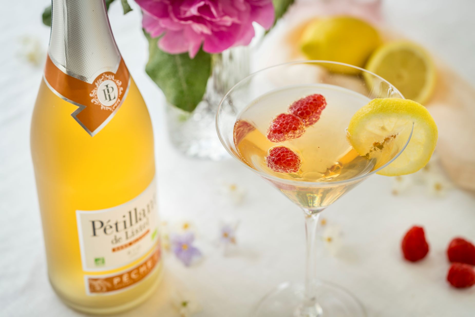 cocktail pétillant sans alcool